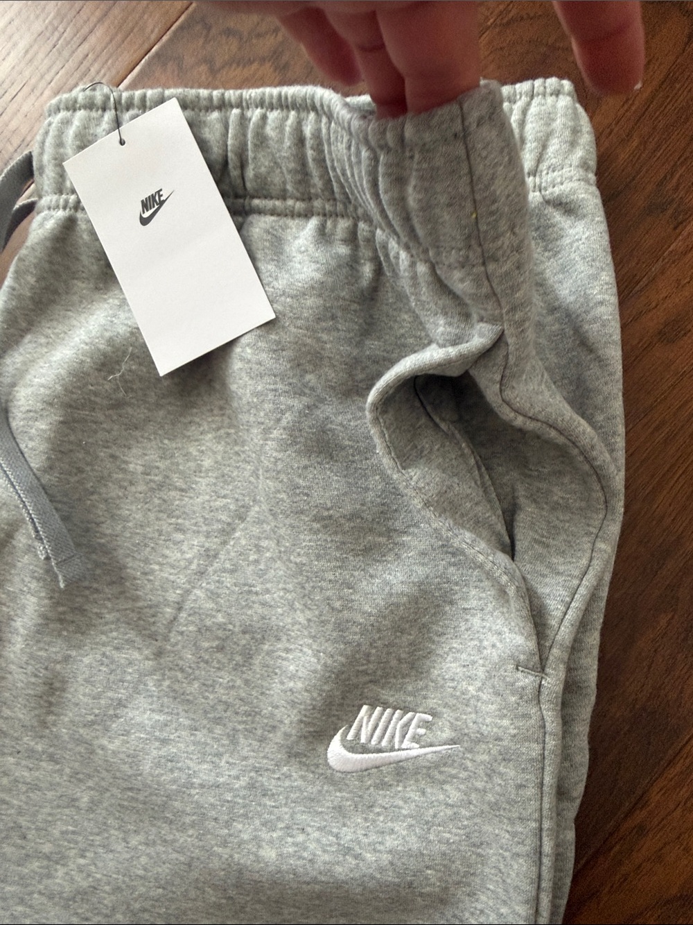 NWT-Women’s Nike Heather Gray Standard Fit(2 pair) Oversized Fit(1 pair) Joggers - Picture 6 of 8